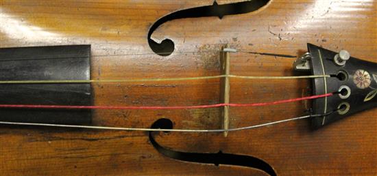 A 19th century Continental violin,